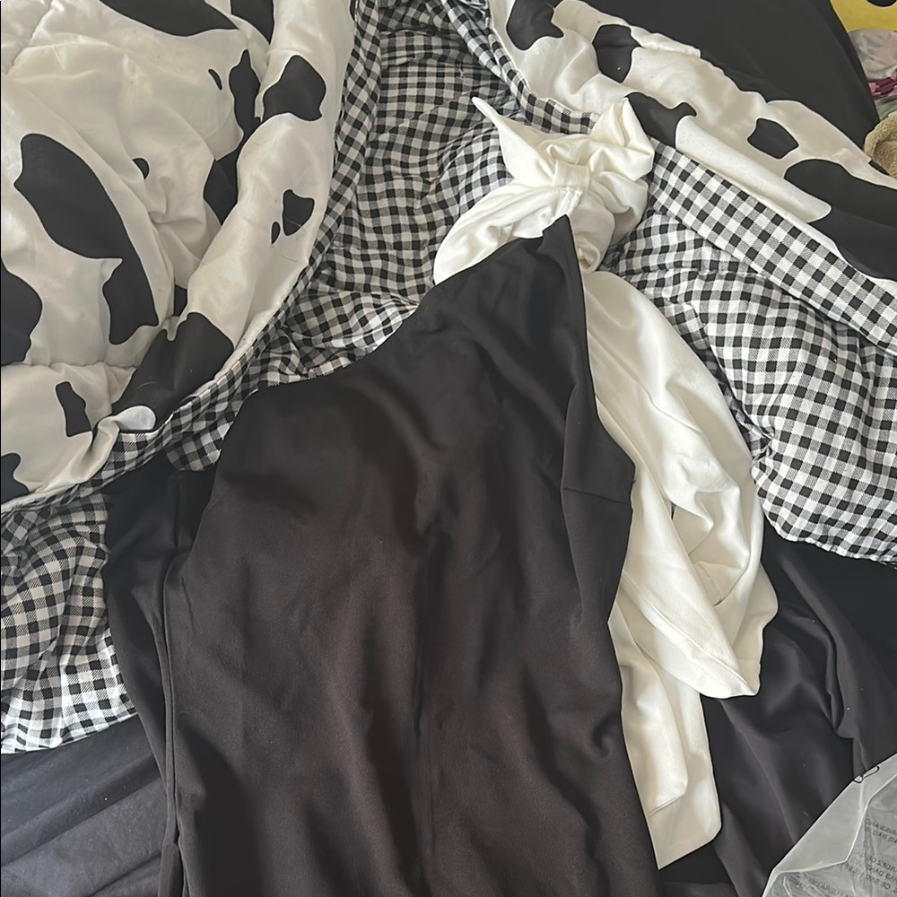 Black and White Dress